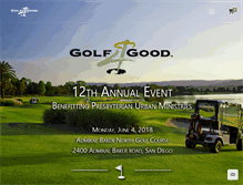 Tablet Screenshot of golf4good.org
